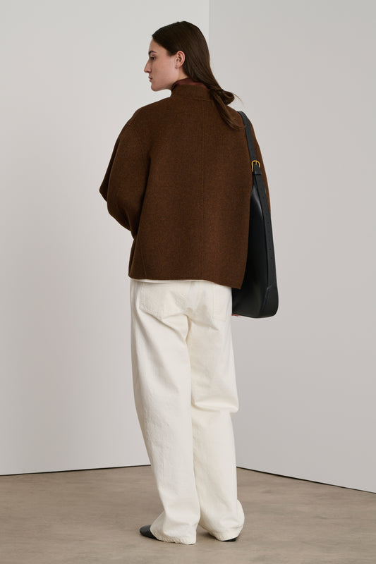 Manteau Windsor - Roux Chiné - Laine - Femme