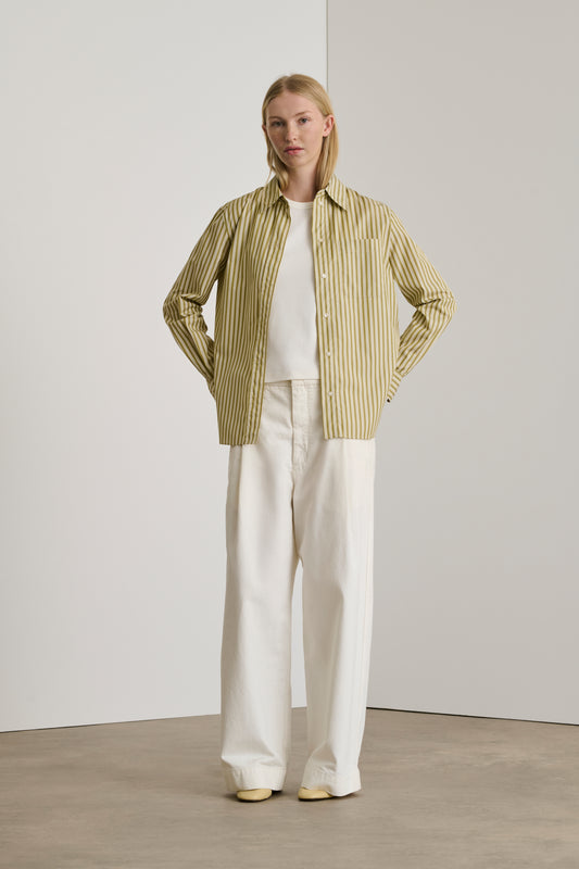 Chemise Alphee - Bronze/Écru - Coton - Femme