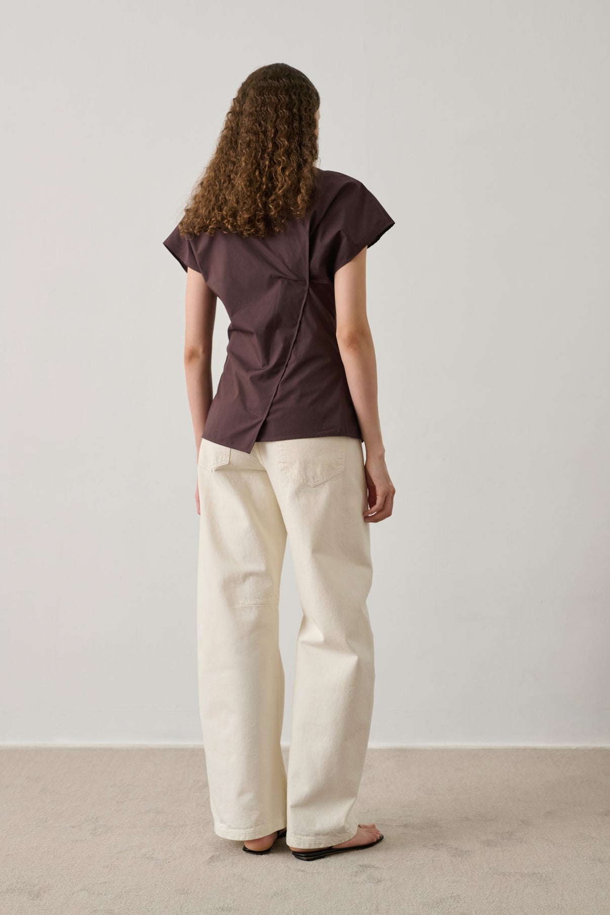 Jean Gaspard - Blanc - Coton - Femme vue 2